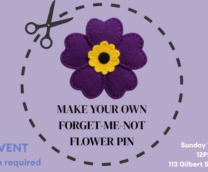 Forget-Me-Not Flower Pin Workshop (Free Event)
