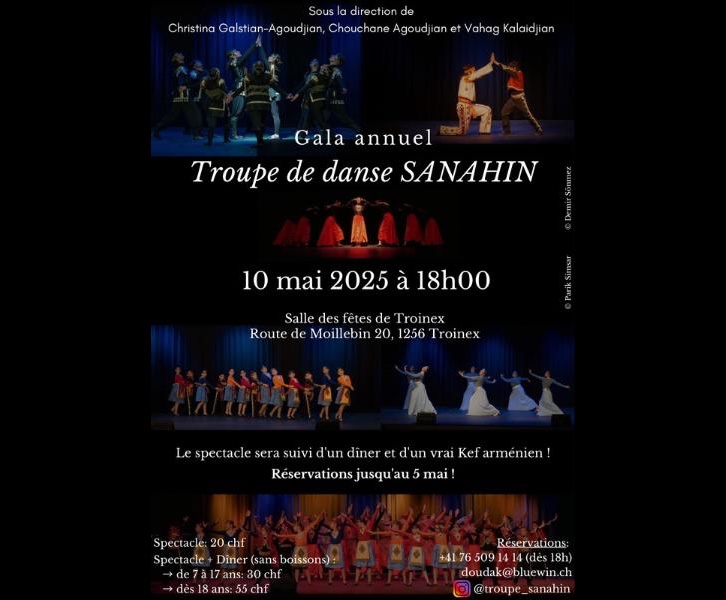 Gala annuel de la troupe de danse SANAHIN