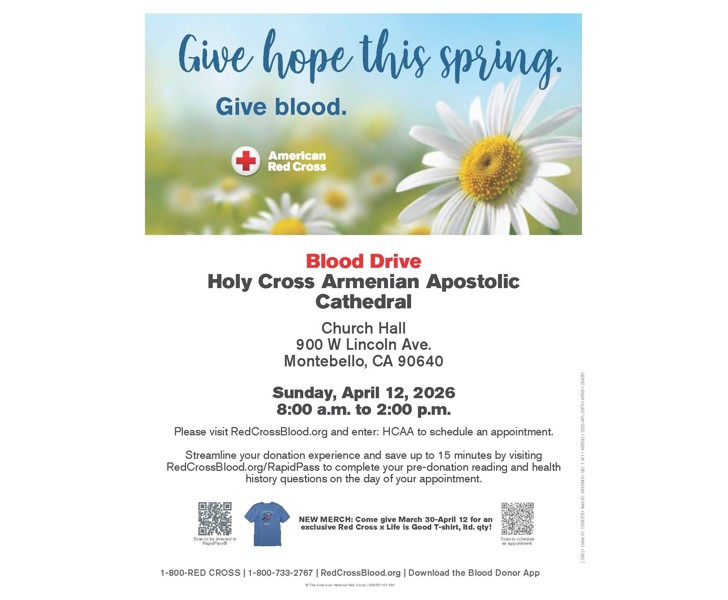 Give Hope This Spring - Blood Drive