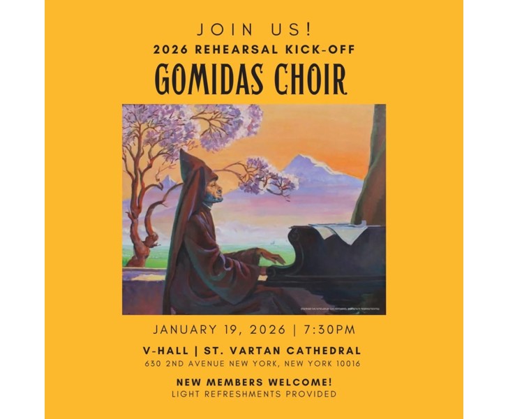 Gomidas Choir - 2026 Rehearsal Kick-Off