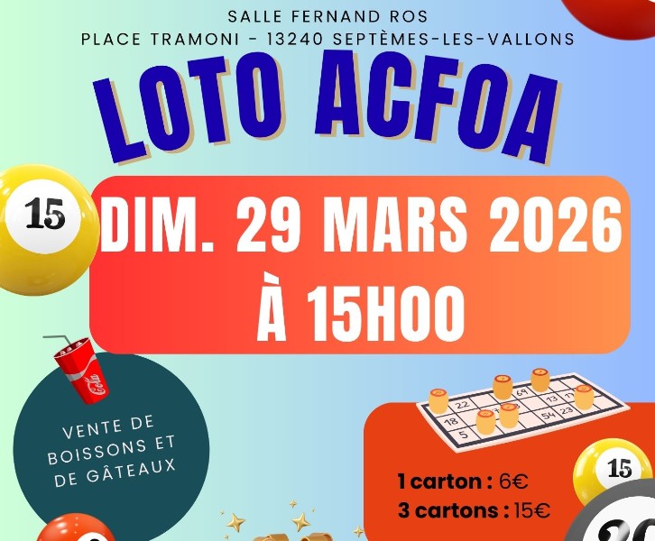 Grand loto - Septèmes-les-Vallons