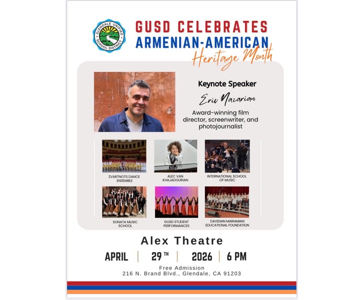 GUSD Celebrates Armenian-American Heritage Month