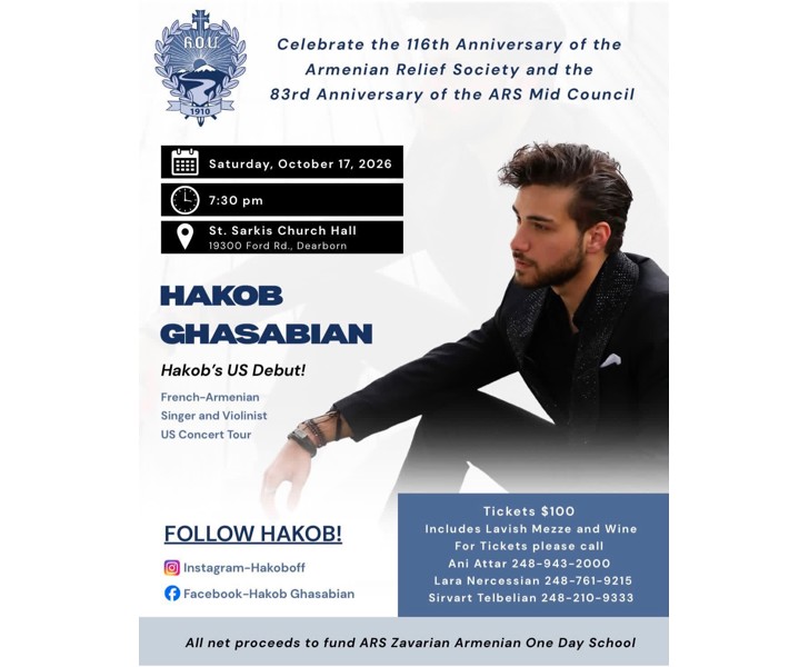 Hakob Ghasabian - US Debut Concert