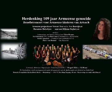 Herdenking 109 jaar Armeense genocide