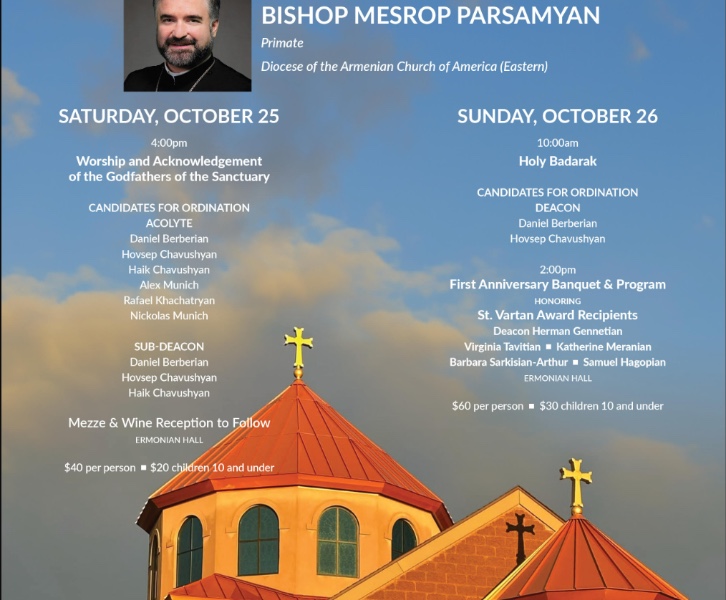 Holy Archangels Armenian Church First Anniversary Celebration