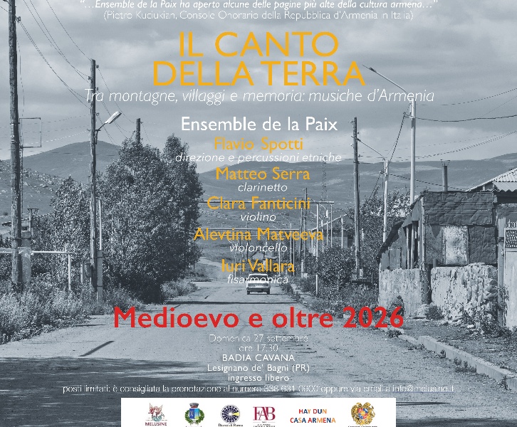 IL CANTO DELLA TERRA. Tra montagne, villaggi e memoria: musiche d'Armenia