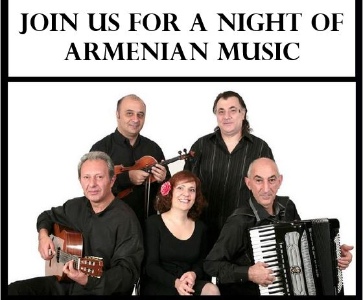 Join Us For a Night Of Armenian Music