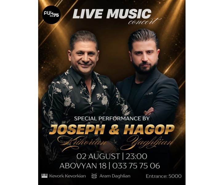 Joseph Atrovian & Hagop Yaghlijan Live Music Concert