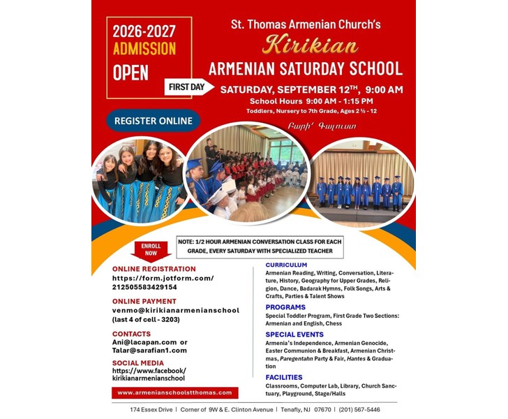 Kirikian Armenian Saturday School