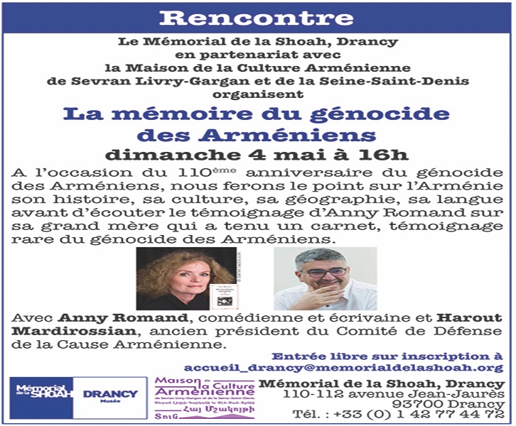 La mémoire du génocide des Arméniens