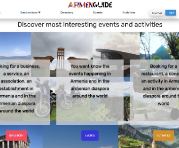 LAUNCH OF ARMENGUIDE - THE NEW SERVICE TO SUSTAIN THE TOURISM IN ARMENIA