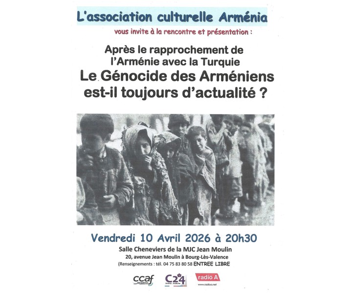 Le Génocide des Arméniens est-il toujours d'actualité ?