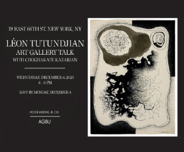 Léon Tutundjian Art Gallery Talk
