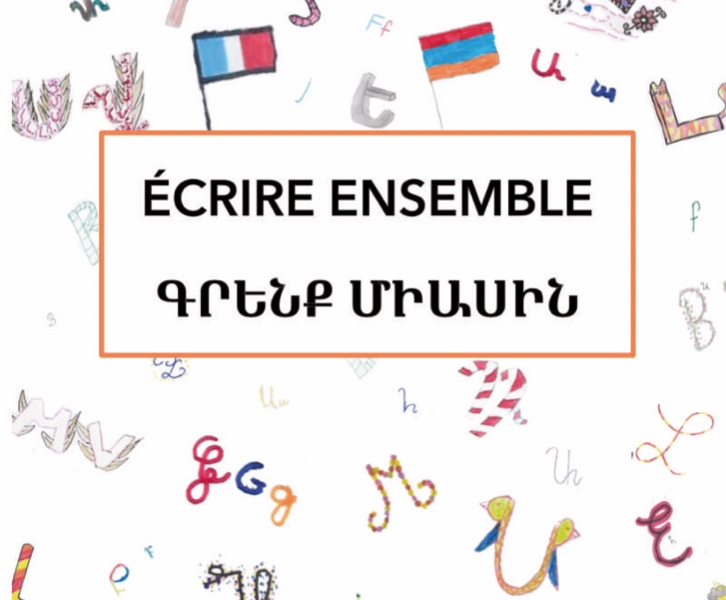 Livre bilingue 'Ecrire Ensemble' en dédicace '