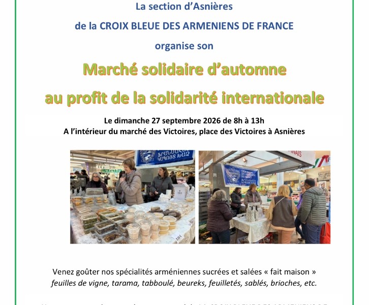 Marche solidaire au profit de nos œuvres