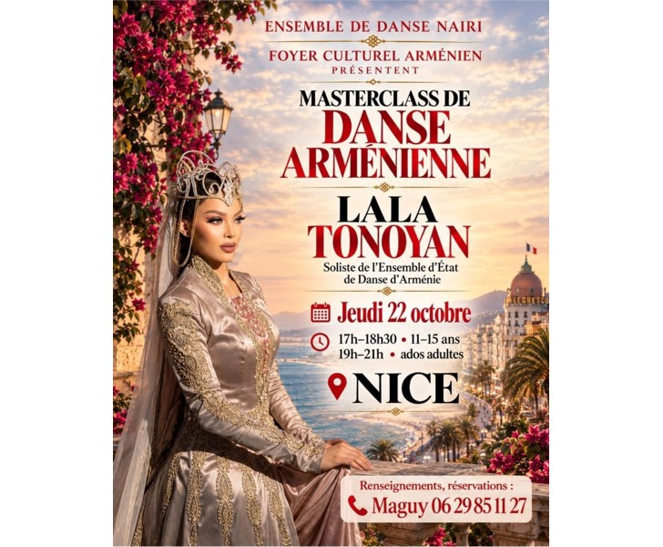 Masterclass de Danse Arménienne avec Lala Tonoyan