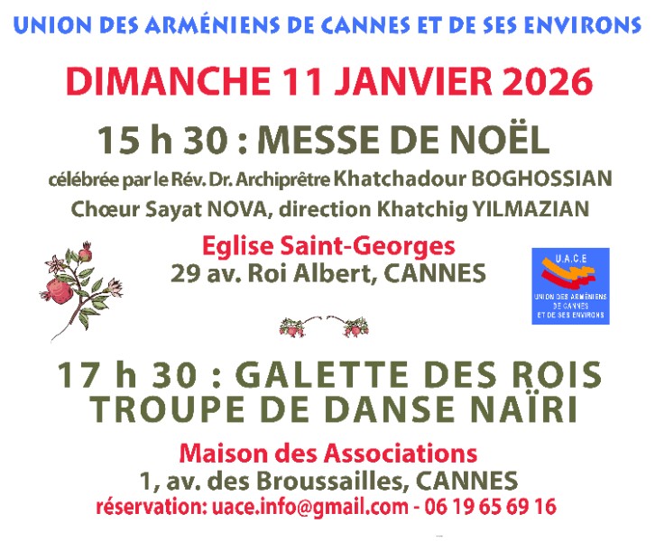 Messe de Noël, galette des rois, danse