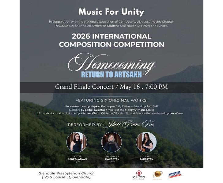 Music For Unity - Homecoming: Return to Artsakh
