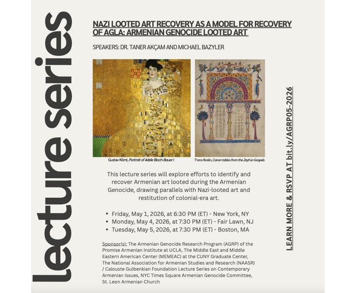 Nazi Looted Art Recovery as a Model for Recovery of AGLA: Armenian Genocide Looted Art