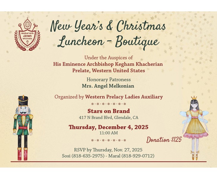 New Year's & Christmas Luncheon - Boutique