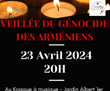 Nice Veillée du Génocide des Arméniens 