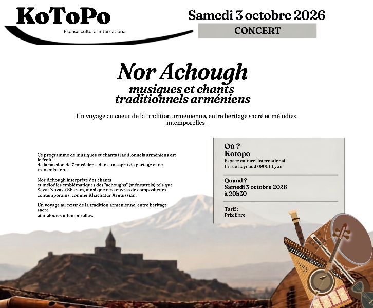 NOR ACHOUGH À KOTOPO Lyon