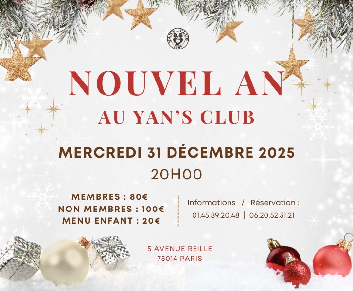 Nouvel An au YAN'S Club
