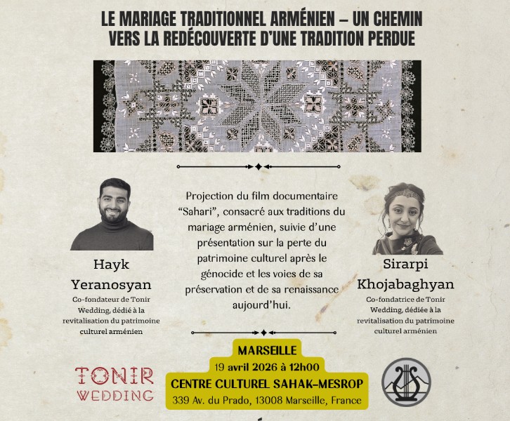Le mariage traditionnel arménien — un chemin vers la redécouverte d’une tradition perdue