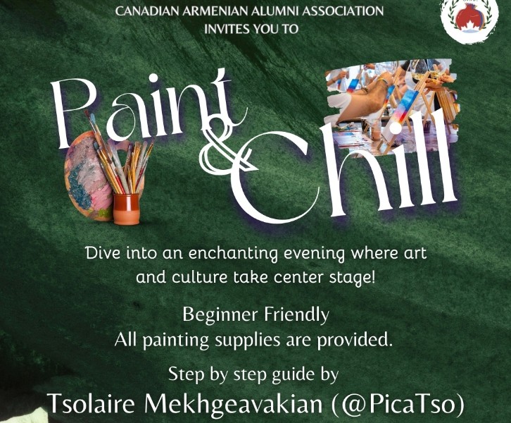 Paint and Chill with Canadian Armenian Alumni Association 