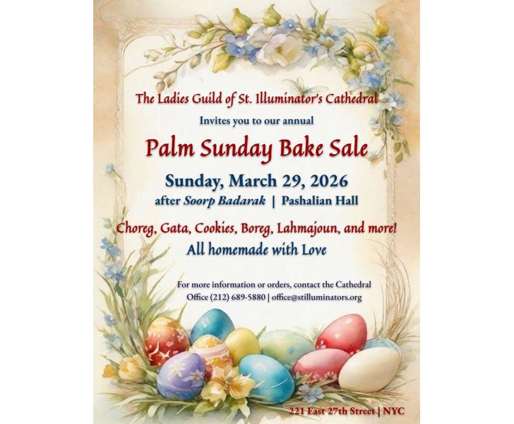 Palm Sunday Bake Sale