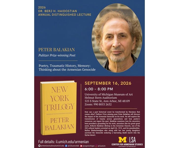Poetry, Traumatic History, Memory: Thinking about the Armenian Genocide
