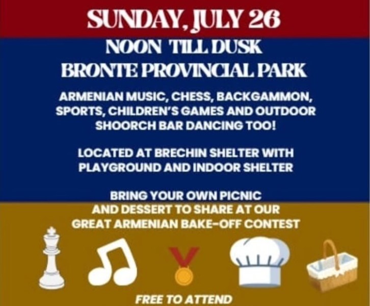 Potluck Armenian Community Summer Picnic 