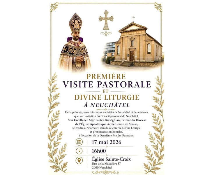 Première Visite Pastorale et Divine Liturgie à Neuchâtel