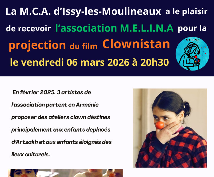 Projection du film Clownistan de l’association M.E.L.I.N.A