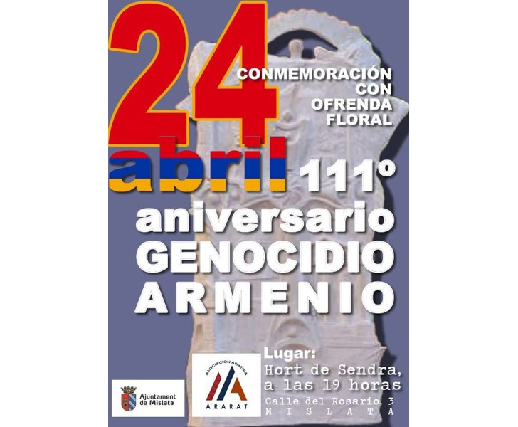 111º aniversario Genocidio Armenio