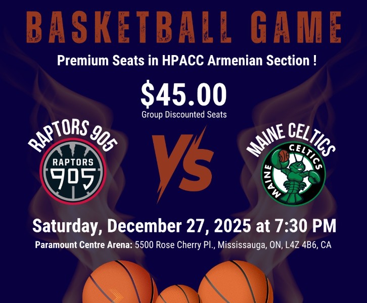 Raptors 905 'Armenian Night' Basketball Game