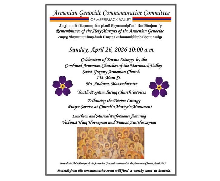 Remembrance of the Holy Martyrs of the Armenian Genocide