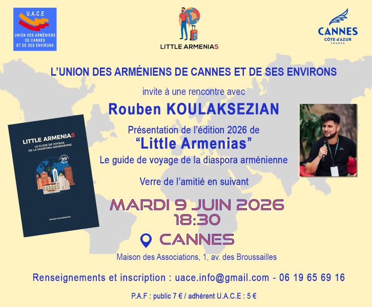 Rencontre avec Rouben Koulaksezian, auteur du projet 'Little Armenias'