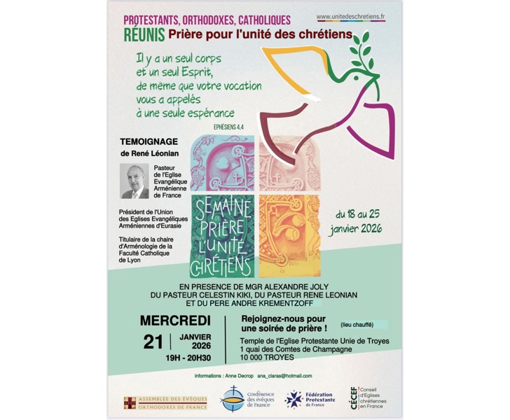 Semaine de prière pour l'unité des chrétiens