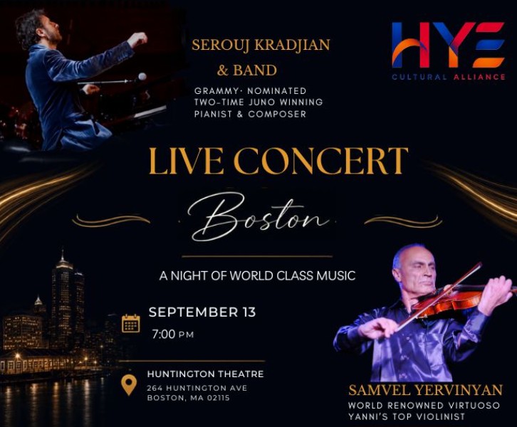 Serouj Kradjian & Band Live in Concert featuring Samvel Yervinyan