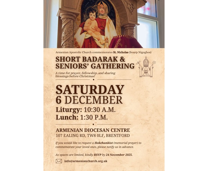 Short Badarak & Seniors' Gathering