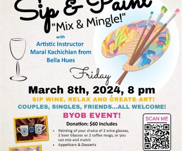 Sip & Paint 'Mix & Mingle'