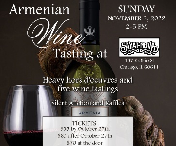 SOAR Chicago Armenian Wine Tasting