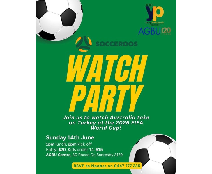 Socceroos Watch Party