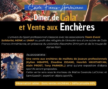 Soirée de Gala et vente auxenchères