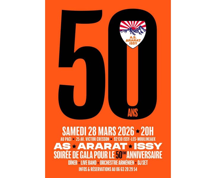 Soirée de Gala pour le 50ème Anniversaire