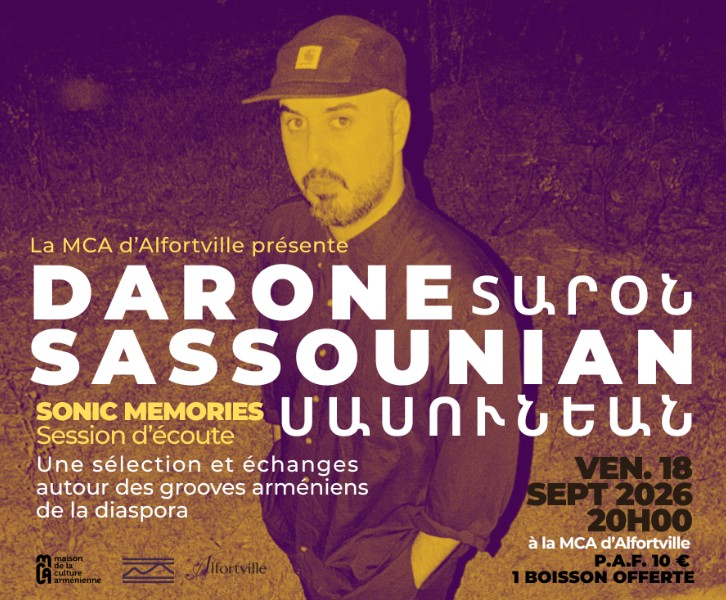 SONIC MEMORIES : DARONE SASSOUNIAN à la MCA d'Alfortville
