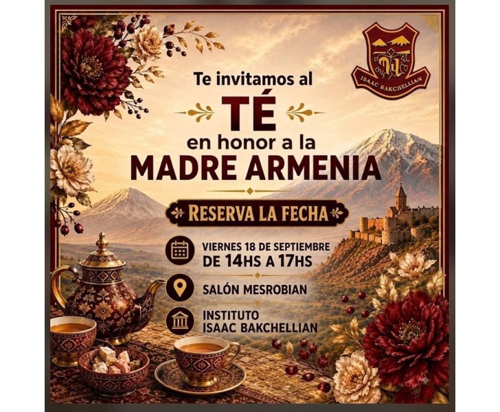 Té en honor a la Madre Armenia