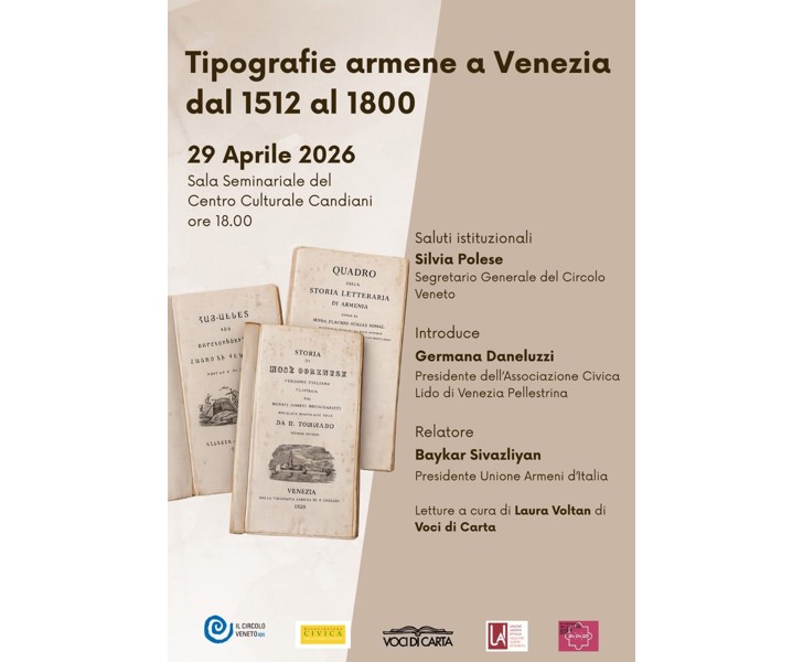 Tipografie armene a Venezia dal 1512 al 1800