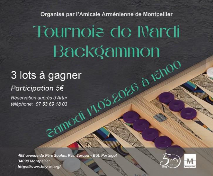 Tournois de Nardi ' Backgammon '